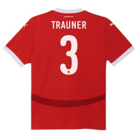 Camiseta de fútbol Austria Gernot Trauner 3 1ª equipación Euro 2024